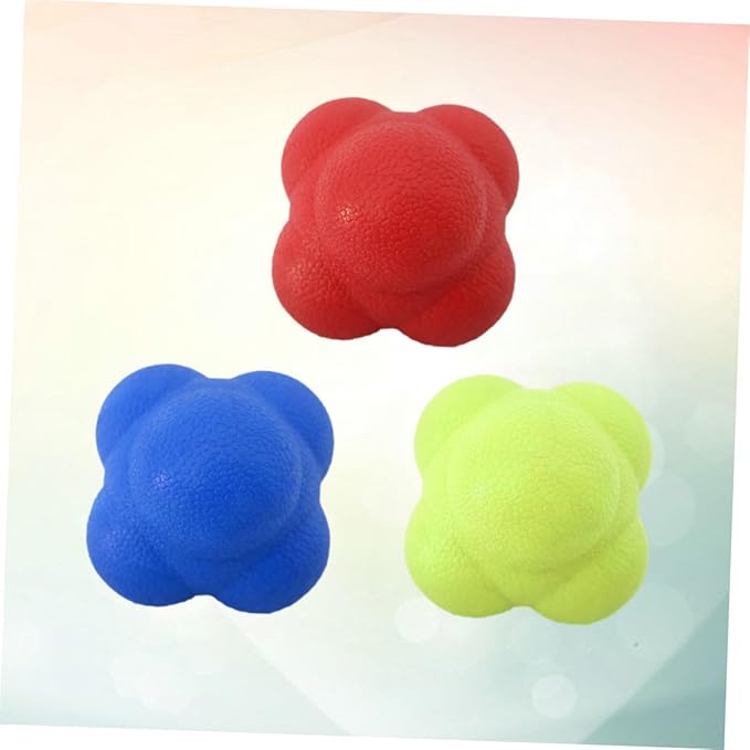 YARNOW 3pcs Reflex Ball Reaction Balls for Workout Sports Training Reflexes Agility Coordination Bounce for Fitness Hand-Eye Coordination
