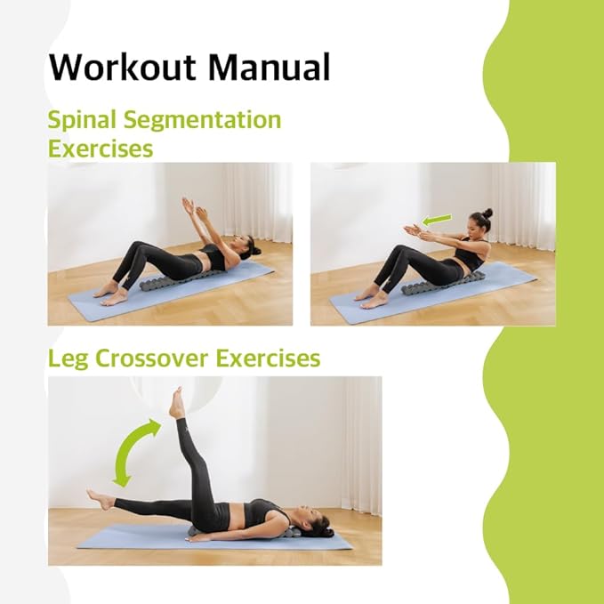 Vibspine, Back Stretcher for Lower-Back Pain Relief, Spine Decompressor,Posutre Corrector, Ideal for Pilates (Grey)