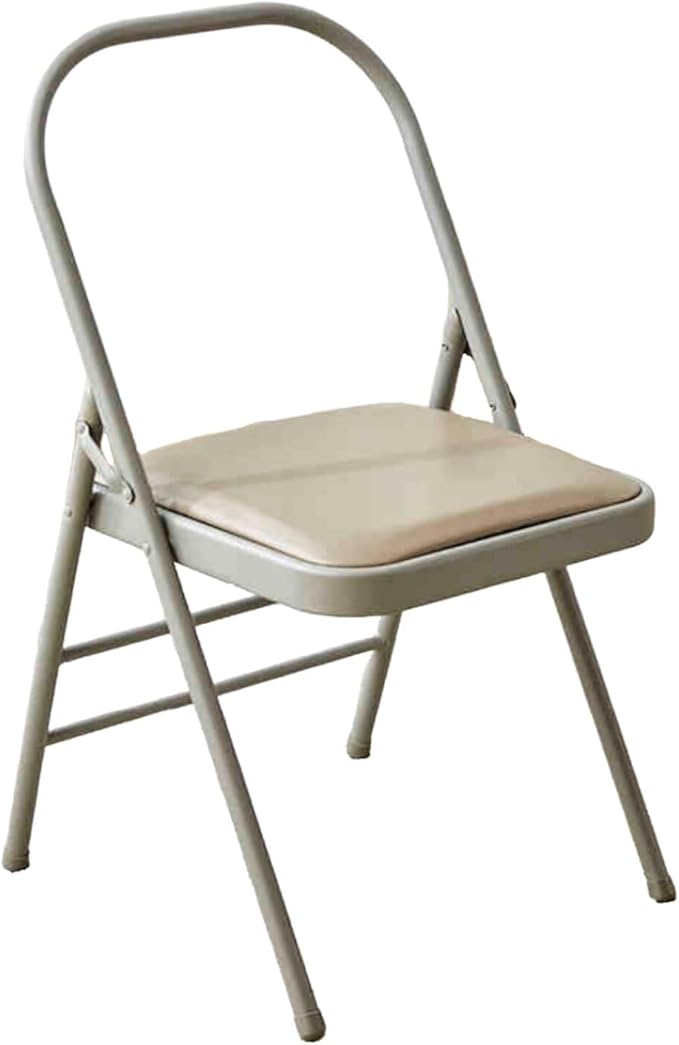 Yoga Chair,Thickened Steel Pipe Comfortable Breathable,Foldable Pilates Chair,for Indoor and Outdoor Yoga Studios(Color1)