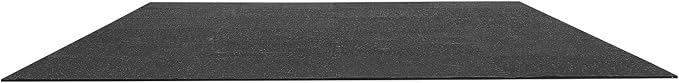 VEVOR 0.4Inch 96sq.ft 24 Tiles Gym Flooring for Home Gym, Rubber Top with High Density EVA Foam, 24 x 24In Gym Floor Exercise Equipment Mats, Interlocking Gym Mats, Puzzle Workout Mats, Black & Gray