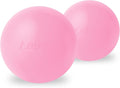 Massage Lacrosse Balls for Myofascial Release,Yoga Deep Tissue Massage,Trigger Point Therapy and Foot Plantar Fasciitis,Muscle Soreness Massager Ball (2Pack, Pink)