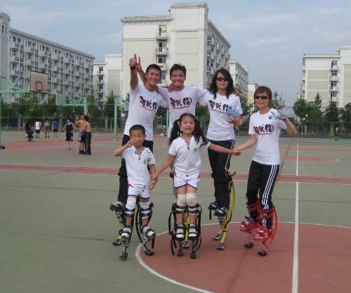 Skyrunner Kids/Child Youth Kangaroo Shoes Jumping Stilts Fitness Exercise (88-132lbs/40-60kg)