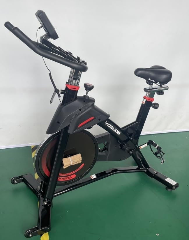 YOSUDA PRO Magnetic Exercise Bike 350 lbs Weight Capacity - Indoor Cycling Bike Stationary with Comfortable Seat Cushion, Silent Belt Drive 010C