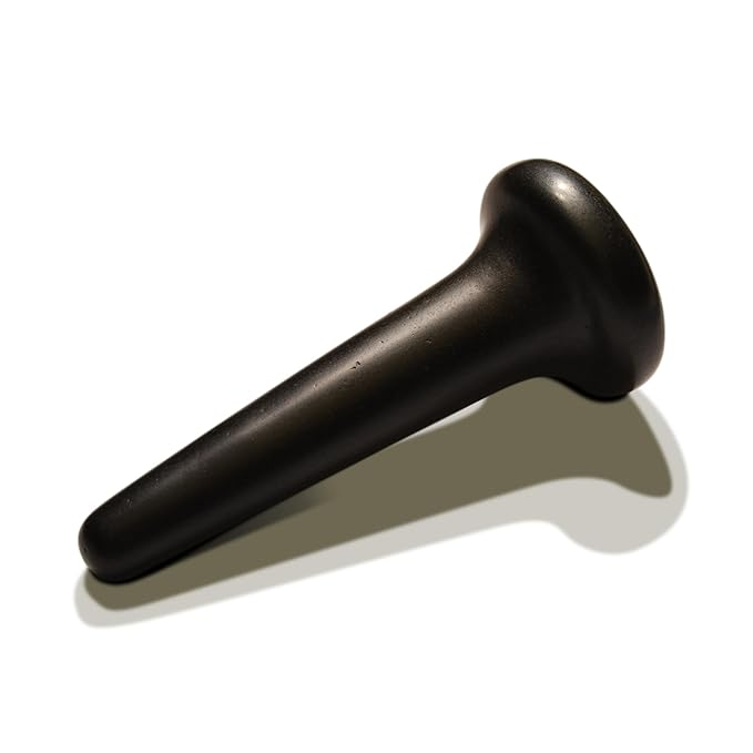 Master Massage TitanGrip Basalt Nail Shape Hot Stone – Therapeutic Tool for Deep Tissue, Trigger Point, and Acupressure Massage for Relaxation and Reflexology (1 Piece)