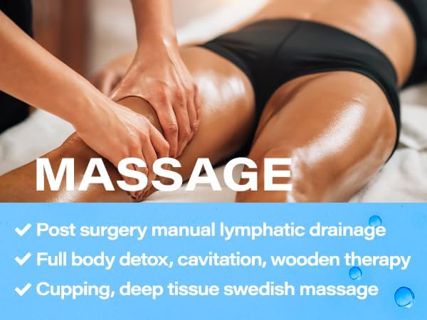 Bruizex Lymphatic Drainage Massage Oil with Arnica, Collagen and Stem Cells, Post Surgery Recovery &, Liposuction, 360 Lipo, BBL, Tummy Tuck, Fibrosis Treatment, 8.5 Oz