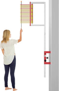 Wall Mount Vertical Jump Tester，Adjustable Height Vertical Jump Trainer, 2.29 FT Vertical Jump Measurement Tool, Jumping Test for Bakstball Volleyball Training (Wall Mounted, 2.29ft)
