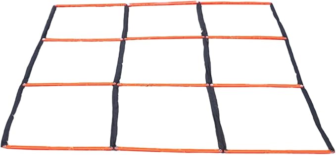 Multifunctional 9 Grids Agility Ladder for Sports Training Fitness and Footworks Drill Agility Train Enduring Balances Cores Skill Development
