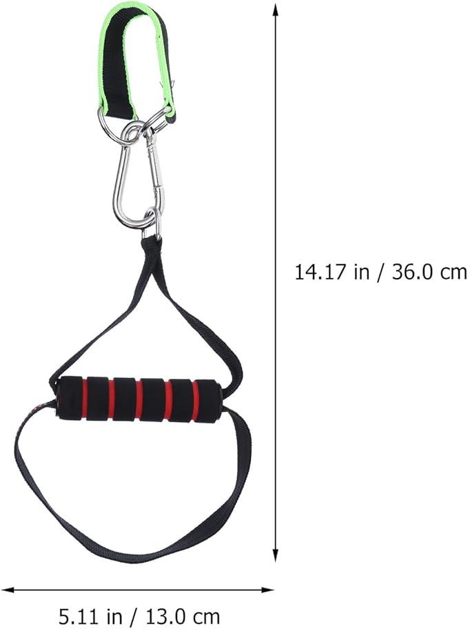 CHILDWEET Fitness Strap Handle and Pull-up Handle Non-Slip Grip Fitness Training Tool for Strength Training and Home Workout Equipment Attachments