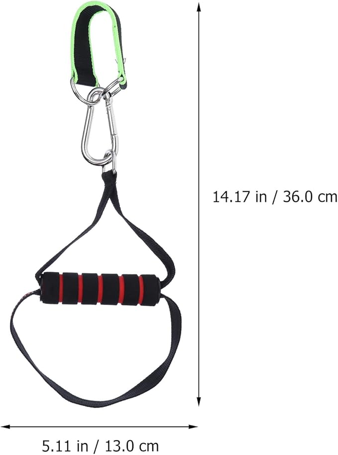 Ciieeo Fitness Handle Resistance Band Grip Set, Dual-use Pull-up and Workout Strap Handle for Strength Training Equipment Attachments, Sturdy Exercise Grip for Home Gym and Cable Machines