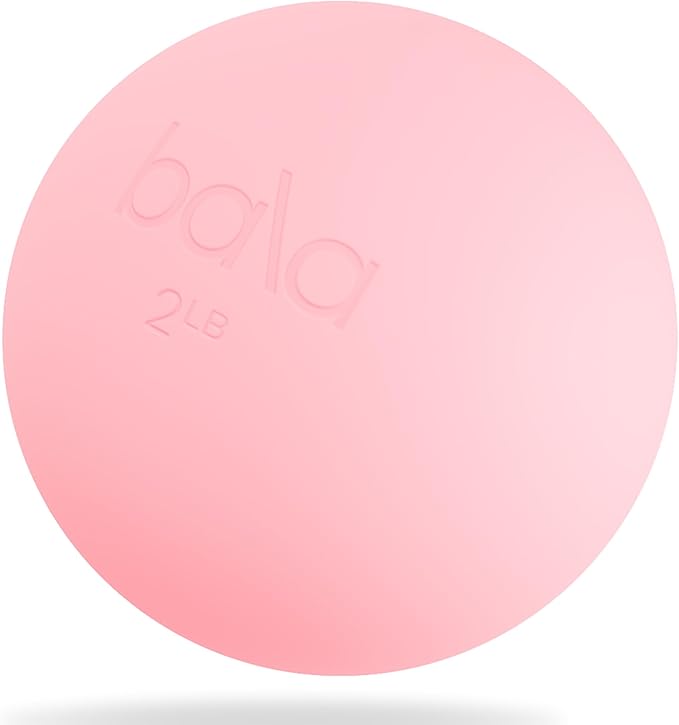 Bala Power Ball, Weighted Toning Exercise Ball for Pilates, Yoga, Home Fitness & More - Workout Ball for Strength & Core Training, Aerobics & Working Out to Improve Balance & Sculpt