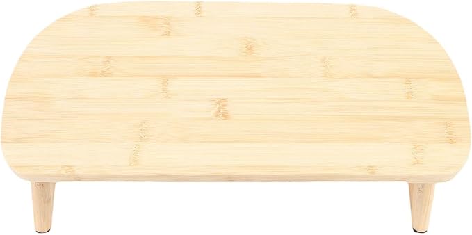 Wooden Meditation Bench, Ergonomic Detachable Meditation Kneeling Stool, Soft Cushion and Carry Bag Stool with Wood Cotton, Ideal for Yoga & Home Practice (Grey)