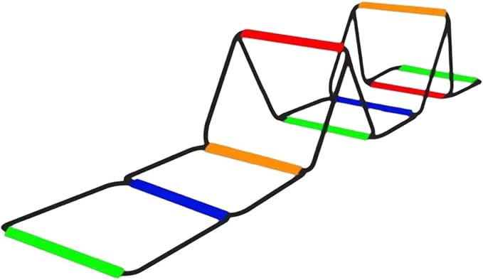 Agility Ladder for Soccer Training with Adjustable Features, 8 Grids