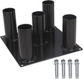Butizone Barbell Holder Floor Stand Vertical, Corner Weight Bar Storage Rack for Home Gym, Fit for 2 inch Olympic Bars, Curl Bars, Hex Bars, Trap Bars, Triceps bars, Holds 5 Bars