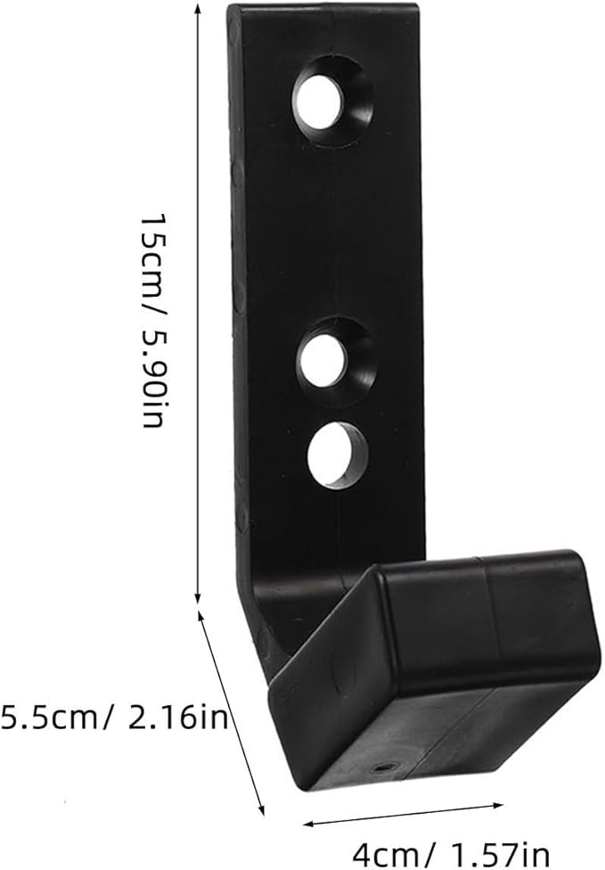 10pcs Squat Rack J Hooks Horizontal Barbell Hanger Power Rack Storage Holder Wall Mount Gym Accessories for Home Fitness Strength Training Equipment