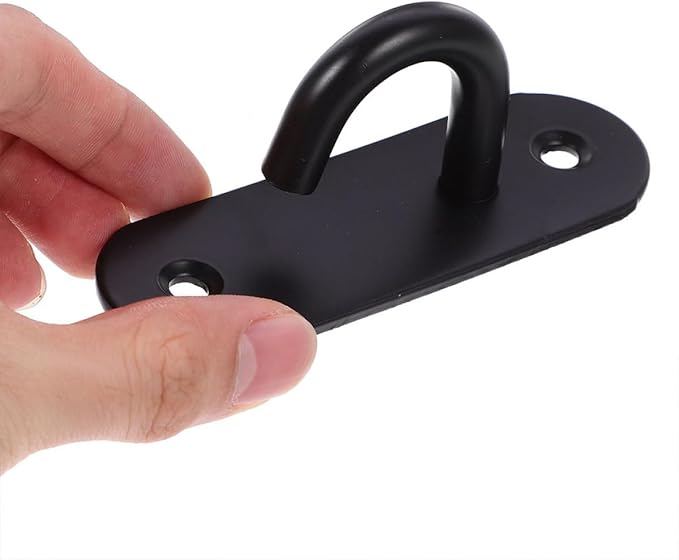 4pcs Stainless Steel Resistance Band Anchor Wall Hooks Heavy Duty Safety Strap Hangers for Home Gym Strength Training Equipment Attachments