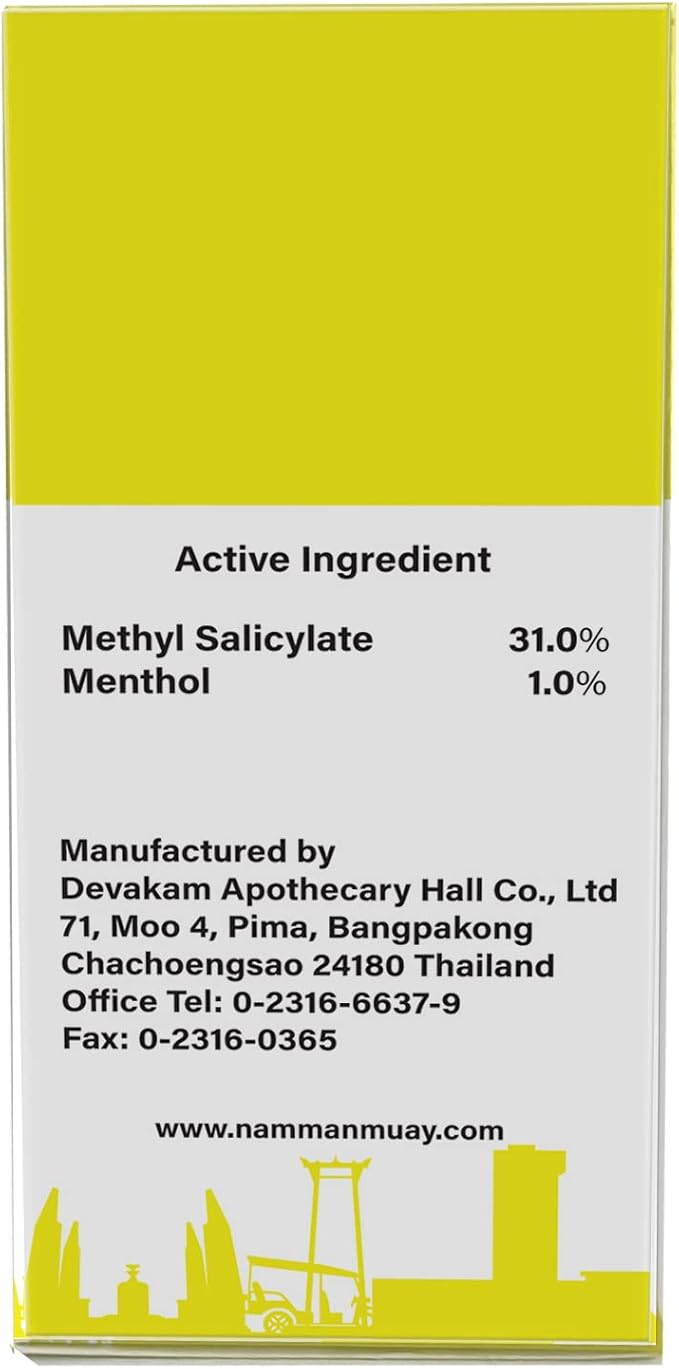 Namman Muay Thai Boxing Analgesic Balm Oil for Massage Muscle Joint 120ml