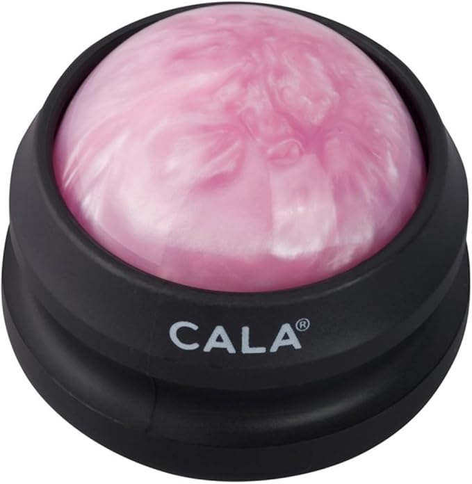 Cala Massage Roller Ball, Pink, 360° Spin Design, Handheld Self-Massage Tool, Portable Compact Size