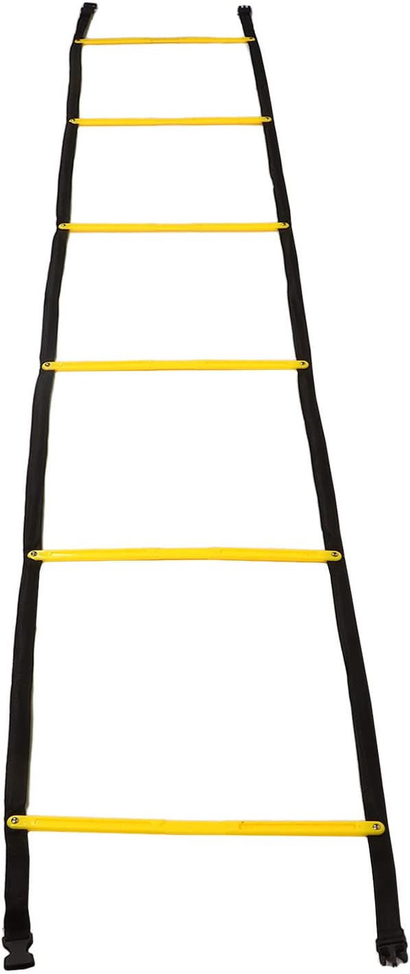 Agility Ladder, Speed Training Equipment with High Density Belt and Non Slip Rungs, for Football Basketball Agility Training to Improve Balance Speed Reflexes, Includes Carry