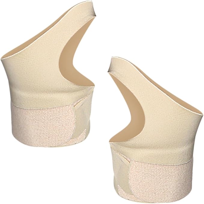 POPETPOP 2pcs Breathable Adjustable Wrist Brace and Thumb Support, Elastic Skin-Color Wrist Protector for Gym Workout and Weightlifting, Reusable Fitness Joint Wraps