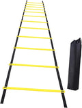 Football Agility Ladder Speed Ladder Portable Stairs Fitness Training Jumping Hurdles with Storage Bag Outdoor Sports Folding