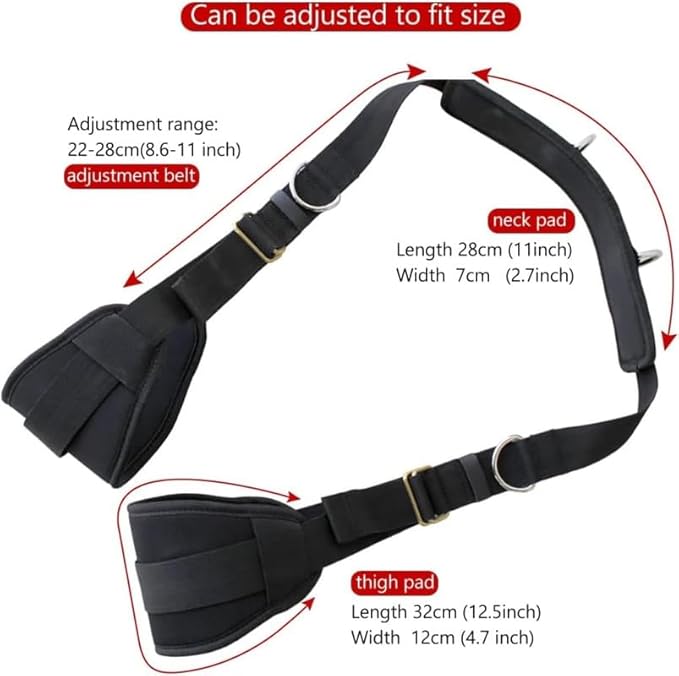 Exercise Helps Maintain Posture and Enhance The Experience. Leisure Yoga with Couple Gifts, Neck and Leg Yoga Training Accessories, Fitness