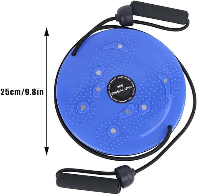 Twisting Waist Disc, Waist Sculptor Twister Board Core Twister Board Body Shaping Aerobic Exercise Fitness Machine Rotating Female Trainer Twist with Pull Rope for Home Office Slimming Foot Massage