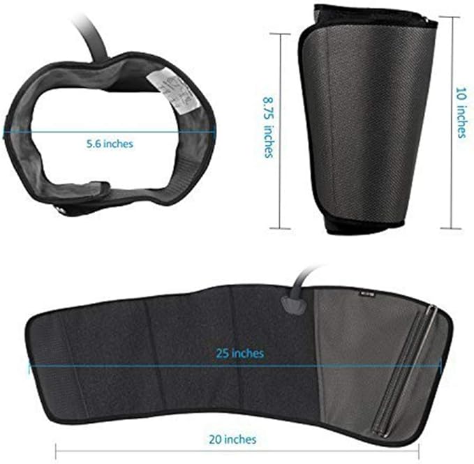 CINCOM Leg Massager for Circulation and Pain Relief, Air Compression Calf Massager with 2 Modes 3 Intensities Helpful for RLS Edema and Muscle Soreness