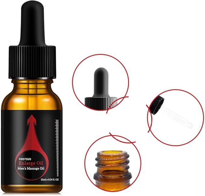 FirstSun Enlarge and Permanent Thickening Growth Men Energy Massage Essential Oil for Sex, Increase Dick Liquid for Health Care, Lateness Performance,Strength,Thicker (1 Pack)