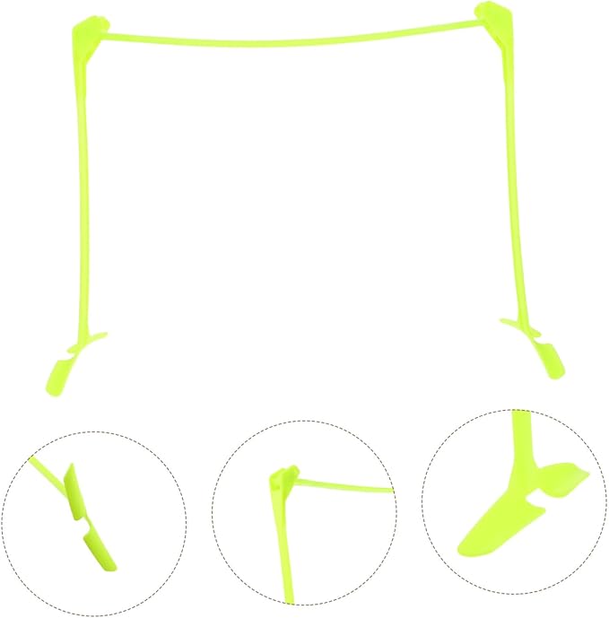 GANAZONO Adjustable Height Speed Hurdle Durable Foldable Soccer Training Equipment for Agility Drills Enhances Performance and Coordination for Athletes and Fitness Training