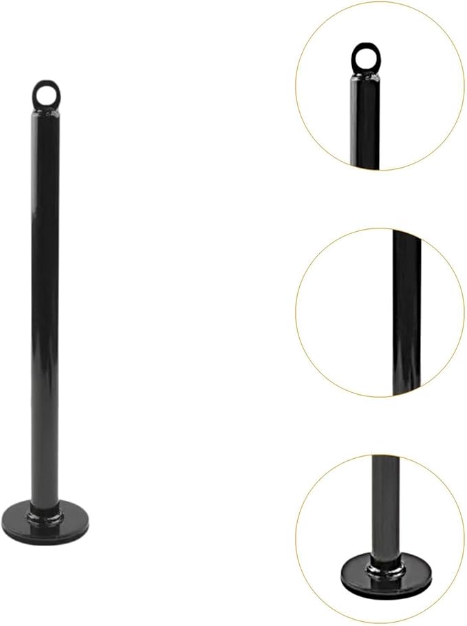 Colaxi Weight Loading Pin Pulley Cable Machine Attachment Strength Training Black,Home Gym Workout Equipment for Power Bar Training