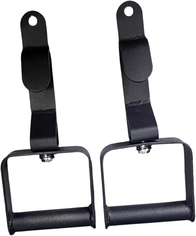 2X Pull up Handles Exercise Machine Attachment Non Slip LAT Pulldown Handle for Strength Training Resistant Bands