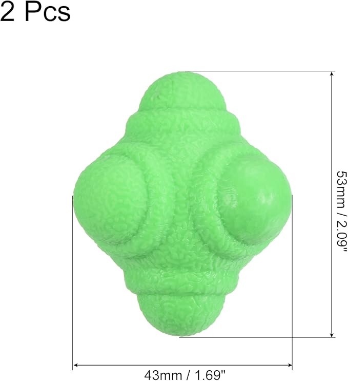 PATIKIL Bounce Reaction Balls, Coordination Training Ball, Agility Trainer TPR Low Difficulty for Speed Reflex