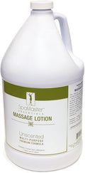 Master Massage Unscented Massage Lotion in 1 Gallon Bottle.