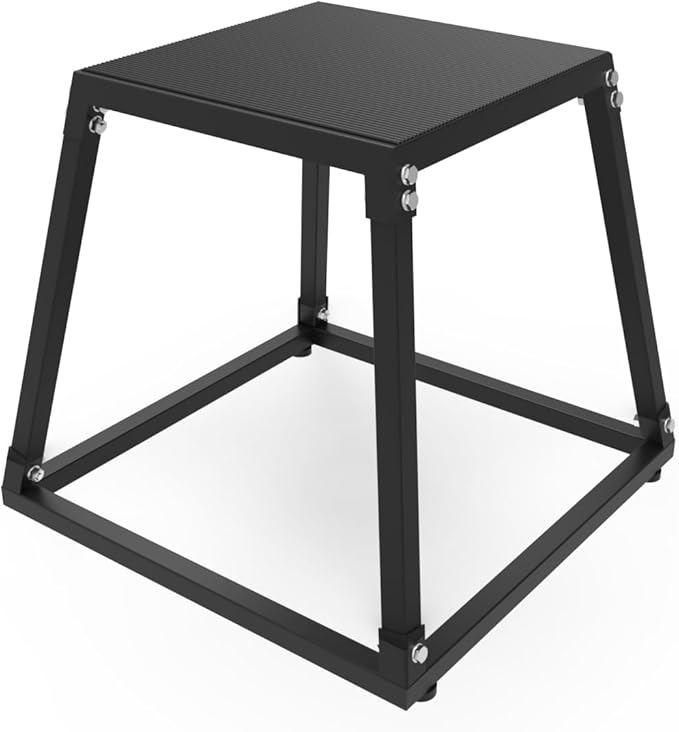 Plyo Box Jump Platforms, 12/18/24/30 Inch Single and Set Plyometric Jumping Box for Men and Women for Home Gym