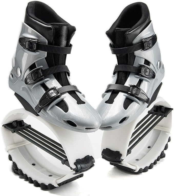 Kangaroo Jump Shoes for Women & Men – Adult Moon Shoes with 4 Springs, Low-Impact Fitness Jumping Boots for Exercise, Weight Loss, Cardio