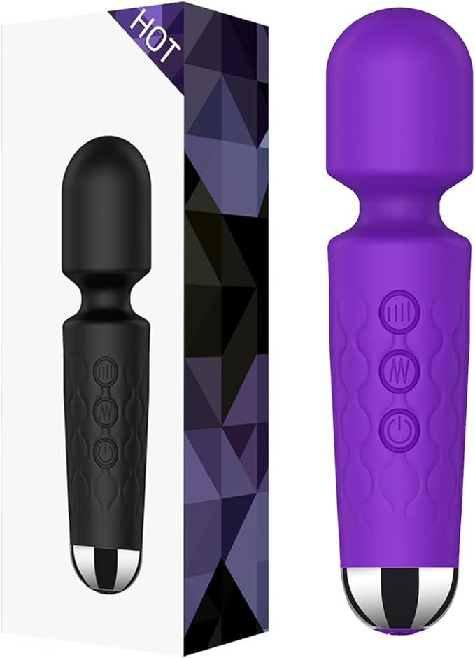 Back Relaxation Massager - Rechargeable Mini Electric Body Massager - for Foot - Arm Muscle Relaxation (Purple)