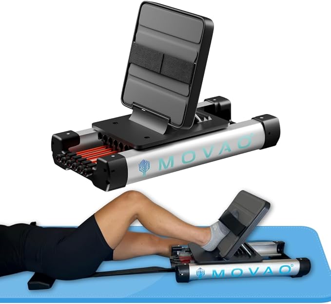 Mini in-Bed Leg Press Machine for Rehab | Low-Impact Leg Strength Trainer for Neurological & Orthopedic Recovery | Portable 9 lb PT Equipment with 6 Resistance Levels up to 66 lb | Ideal for Bed Rest