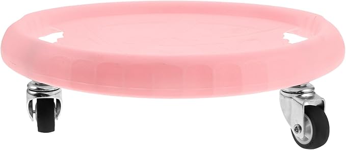 YARNOW Ab Roller Wheel with Knee Pad and Elbow Support, Pink Abdominal Roller Disc for Core Strength Training, Fitness Slider for Home Workout and Abs Exercise