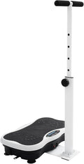 Vibration Plate Exercise Machine, Vibration Plate 330LBS Capacity, 200 Adjustable Speeds, Vibration Platform with Handrails, Shake Plate Whole Body for Lymphatic Drainage Weight Loss