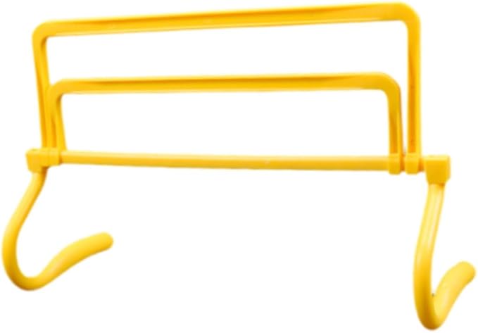 Agility Training Hurdle Speed Training Equipment Set Practice Adjustable for Running Obstacle Courses Athletic Basketball, Yellow