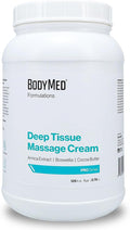 BodyMed Formulations Deep Tissue Massage Cream, 1 gal. – Fragrance-Free, All-Natural Cream for Massage Therapy – Leaping Bunny Certified – with Arnica Extract & Jojoba – Non-Staining, & Paraben Free