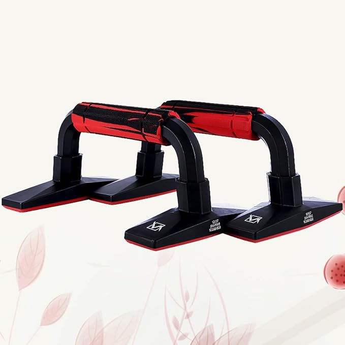 BESPORTBLE H-shaped Push-up Stand Pair with Non-slip Rubber Handles, Arm Strength Training Bars for Men’s Chest, Abdomen Muscle Exercises, Sturdy Fitness Pushup Frame for Home Gym Workouts