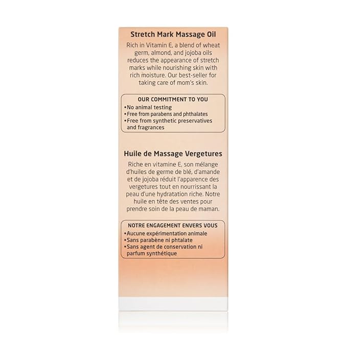 Weleda Stretch Mark Pregnancy Massage Oil,3.4 Fluid Ounce,Plant Rich Oil with Vitamin E,Sweet Almond,Jojoba and Arnica Oils,(Pack of 2)