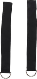 2Pcs Double Loop Pilates Straps, Adjustable Wrist Leg Bands with D Rings & Soft Padding for Strength Training