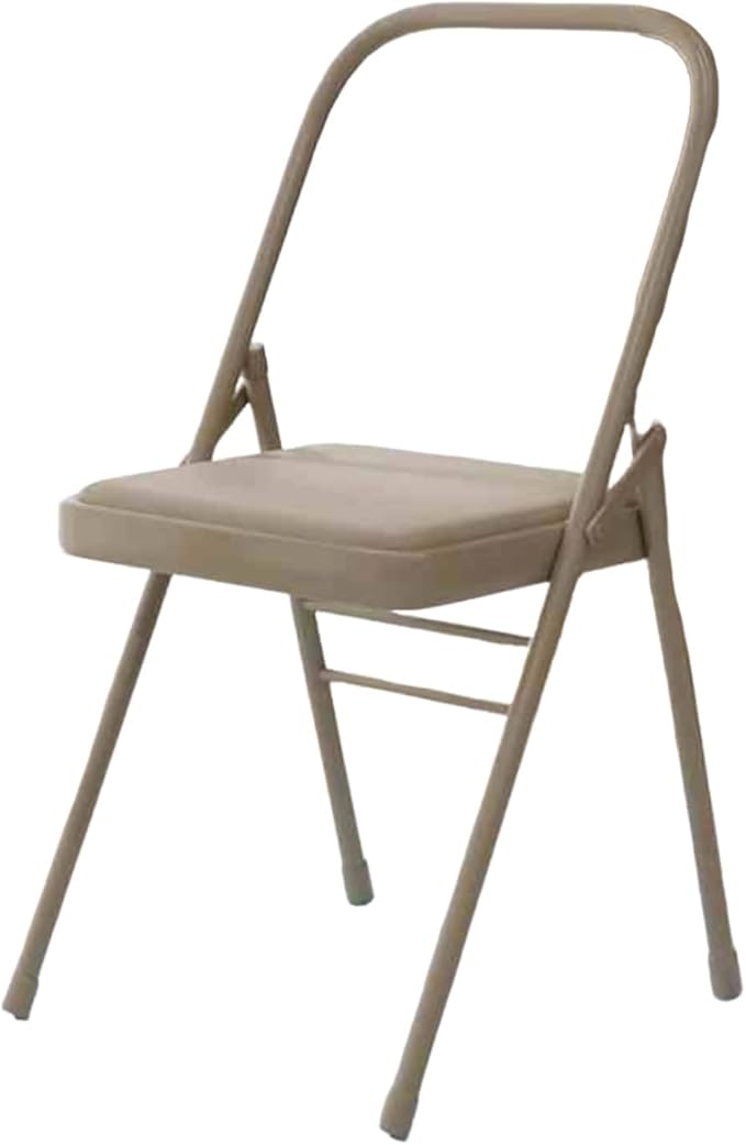Yoga Chair,PU Seat Surface is Comfortable and Soft Double Beam Pilates Chair,for Home Office Dining Indoor Outdoor(Color2)