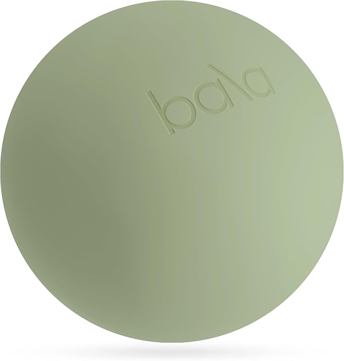 Bala Pilates Ball, Non-Weighted Exercise Ball - Small 8" Yoga Ball for Barre, Stretching, Strength & Core Training - Workout Accessory with Mini Pump for Home Gym & Fitness Routines - 100% PVC