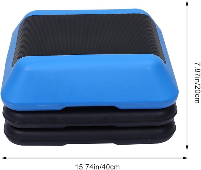 Yardwe Fitness Aerobic Stepper with Anti-slip Surface Lightweight Platform for Home Gym Workout Cardiovascular Fitness and Multiple Step Exercises
