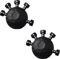 2 Pack Finger Grip Strengthener,Resistance Hand Gripper for Strength Training, Physical Therapy, Forearm Workout & Grip Strength Tester - Black