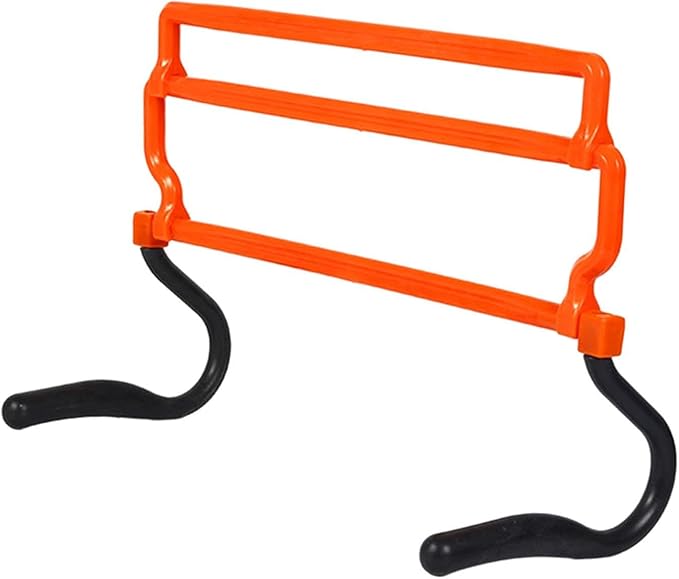 Speed & Agility Hurdles Set (6-Pack) - Detachable Adjustable Soccer Training Equipment for Outdoor Fitness Gym