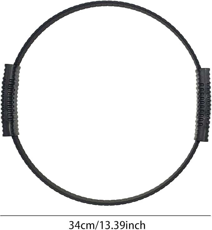 Pilates Ring Circle, Pilates Ring Fitness Circle, Lightweight & Durable Foam Padded Handles, Double-Grip Non-Slip Ergonomic, Pilate's Fitness Circles for Home Gym Dorm Apartment Workout Beginners
